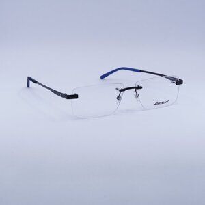 🕶️ New Montblanc MB0105O 001 Eyeglasses - Black Frame 57mm